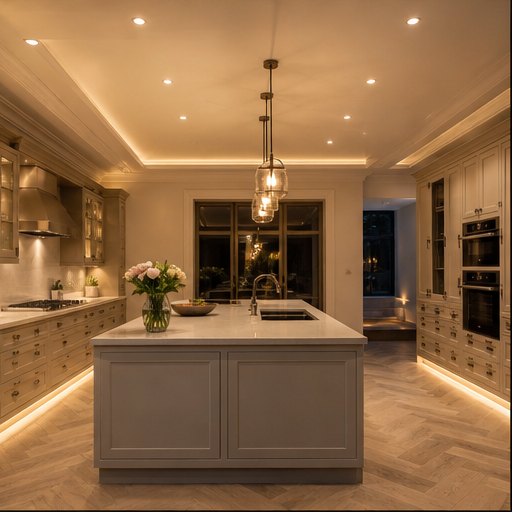 Finished high-end kitchen renovation